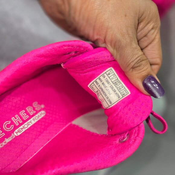 Skechers Uno - Night Shades sneakers in hot pink - Picture 5 of 9